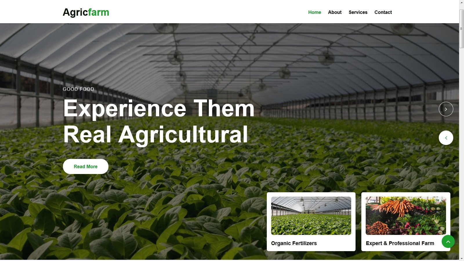 Agriculture Website