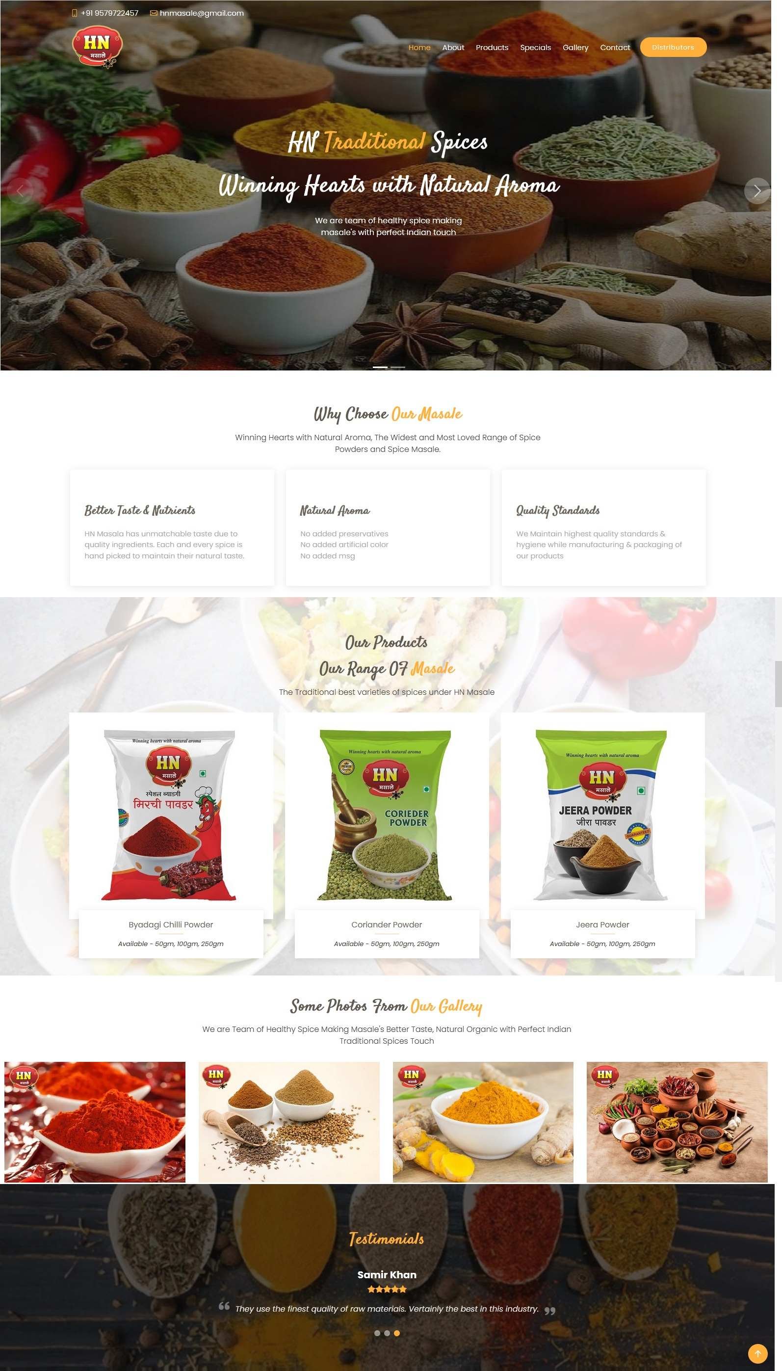 Food Industry Website